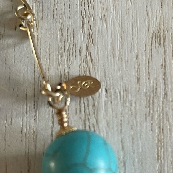Handmade Turquoise and stone necklace - Picture 5 of 8